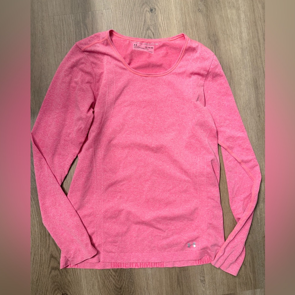 Under Armour Women's Pink Long Sleeve Top